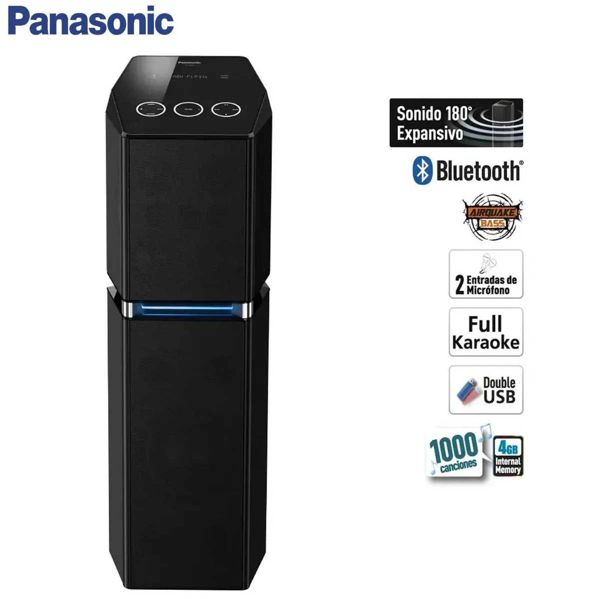 MINICOMPONENTE ONE BODY PANASONIC SC-UA70 1700 W (RMS) - 1