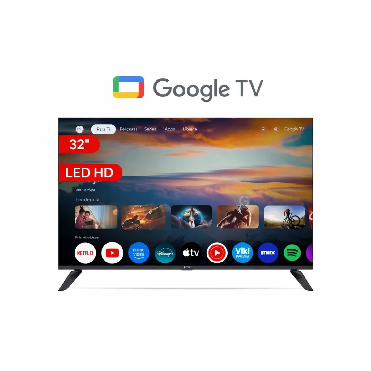 TELEVISOR MIRAY GOOGLE TV LED HD 32 MS32-E2000GBT - 3
