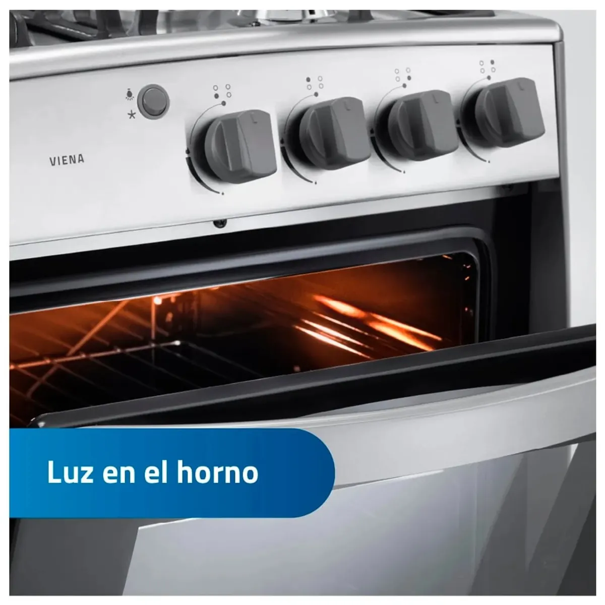 COCINA DE PISO A GAS INDURAMA VIENA QZ - 7