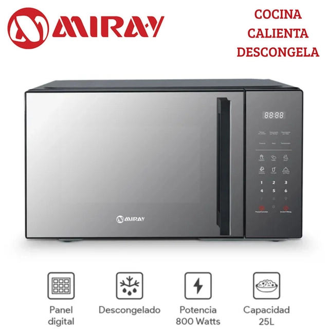 HORNO MICROONDAS MIRAY HMM-255N 25 L - 1