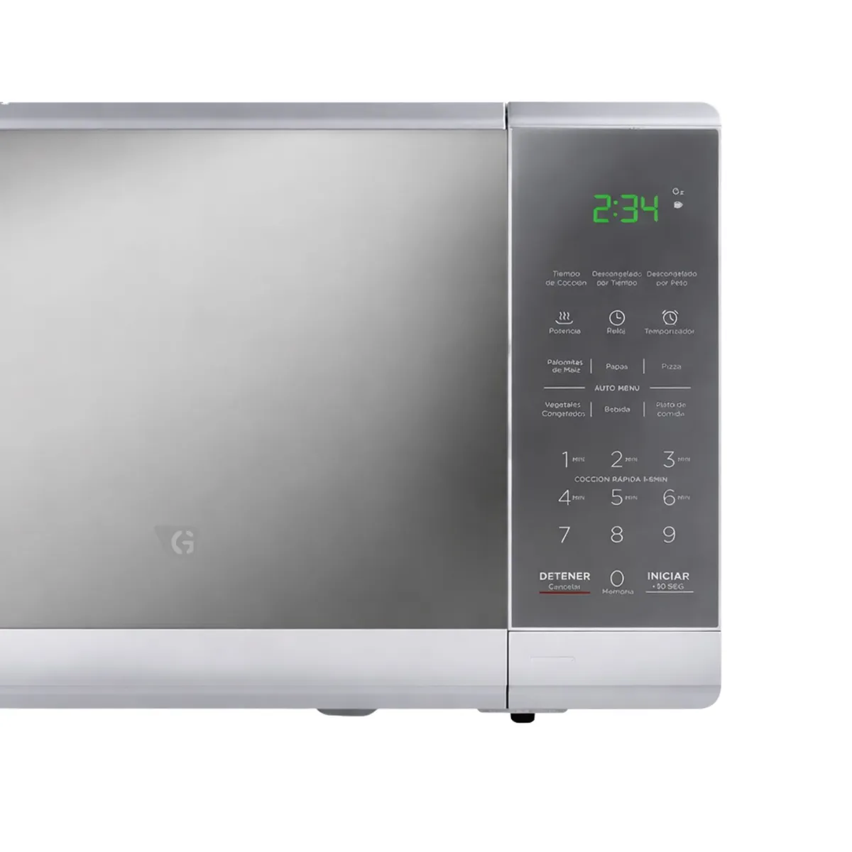 HORNO MICROONDAS 20L PRACTIA PUERTA ESPEJO MMDF07S2MG-PE MIDEA - 5
