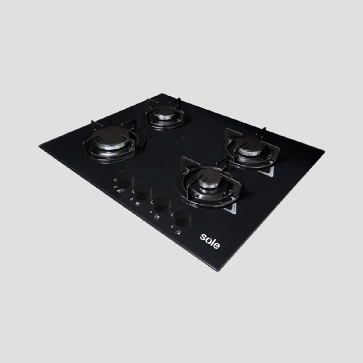 ENCIMERA VIDRIO TEMPLADO SOLE A GAS 60CM SOLCO049 - 5