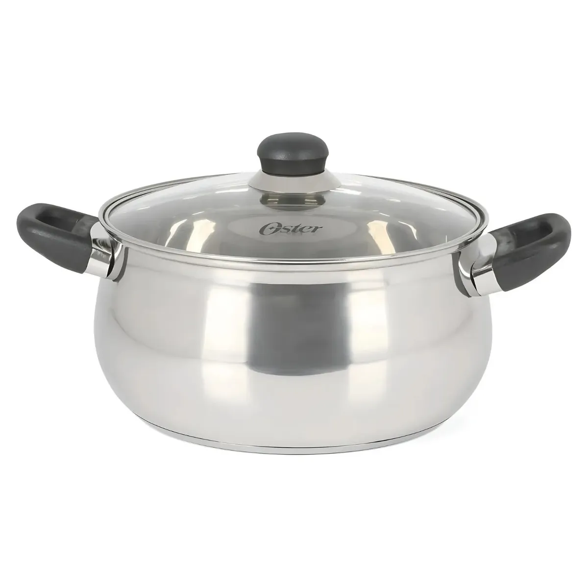 JUEGO DE OLLAS OSTER RAMETTO 8 PIEZAS ACERO INOXIDABLE PLATEADO - 2