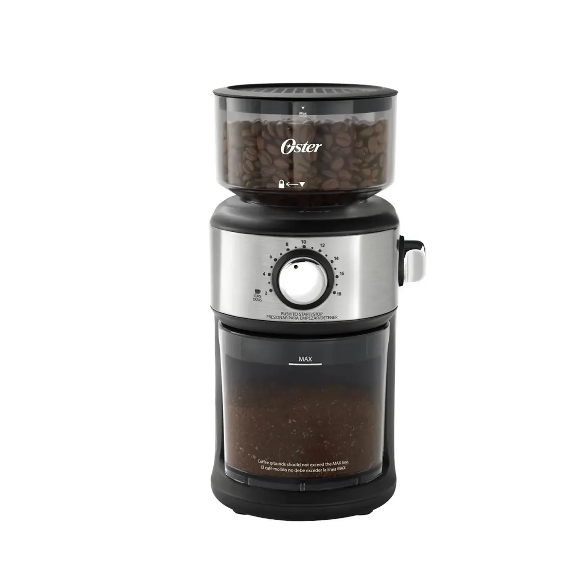 MOLINILLO DE CAFÉ, AUTOMÁTICO, DE MUELAS, 18 CONFIGURACIONES DE MOLIENDA, BVSTBMH24 - 4