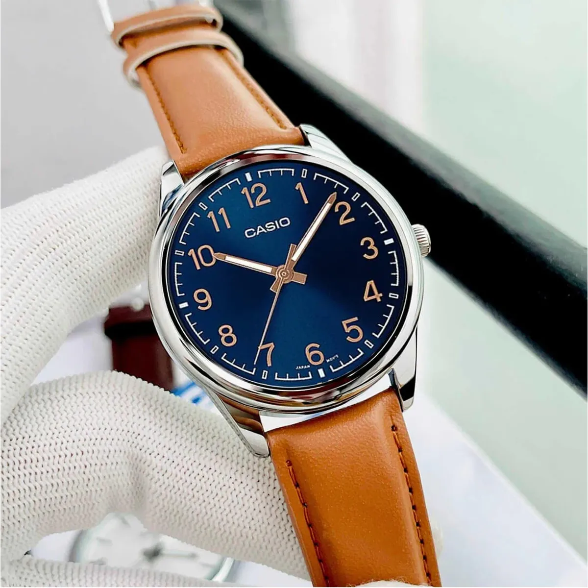 RELOJ CASIO MTP-V005L-2B4 HOMBRE CUERO MARRÓN - 3