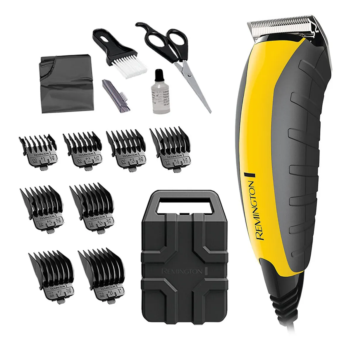 CORTADOR DE CABELLO REMINGTON VIRTUALMENTE INDESTRUCTIBLE HC5850 AMARILLO - 1
