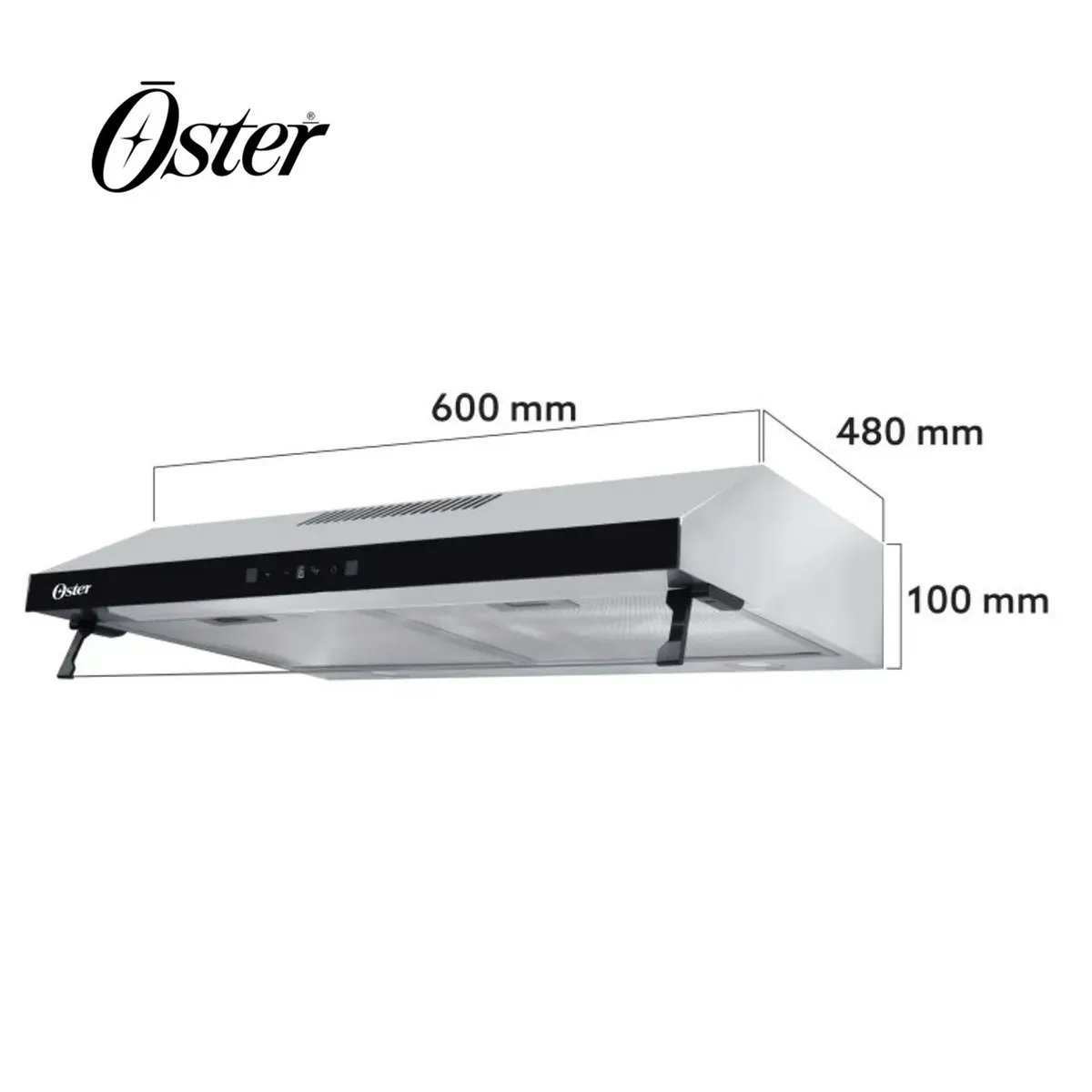 CAMPANA EXTRACTORA DIGITAL 24 PULGADAS OSTER INOX – OSPRHC24LSS - 2