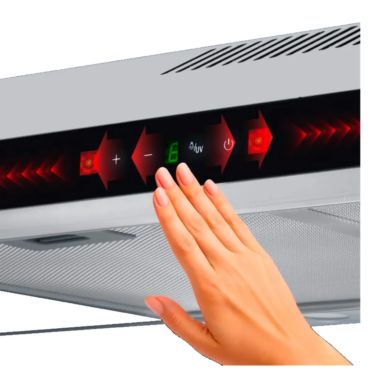 CAMPANA EXTRACTORA DIGITAL 24 PULGADAS OSTER INOX – OSPRHC24LSS - 3