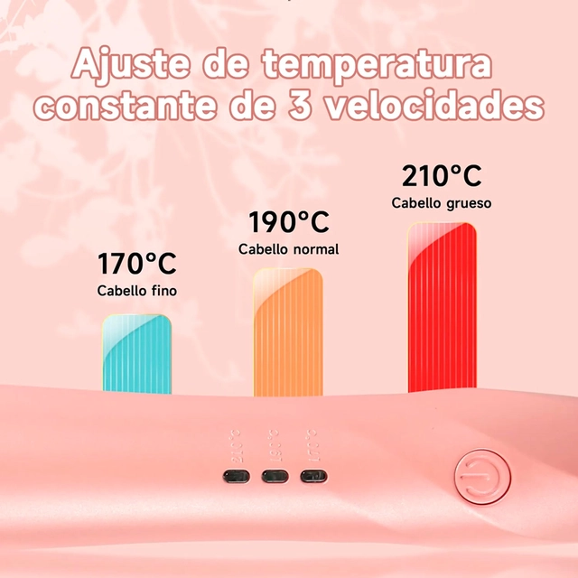 RIZADOR AUTOMÁTICO DE CABELLO BOMIDI HC02 - ROSADO - 4
