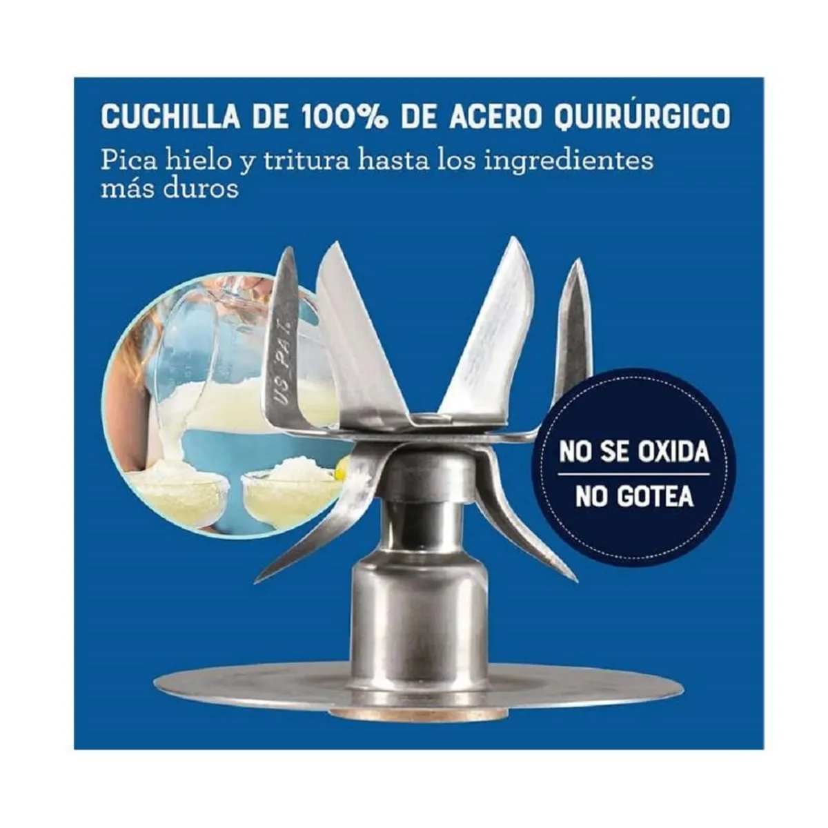 LICUADORA CON TECNOLOGÍA DE MOTOR REVERSIBLE BLSTPEG-CRT 3 VELOCIDADES - 6