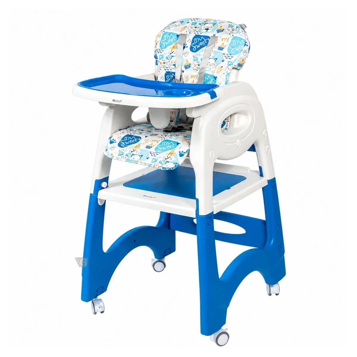 SILLA DE COMER ESCRITORIO LARA EB645-1 AZUL - 2