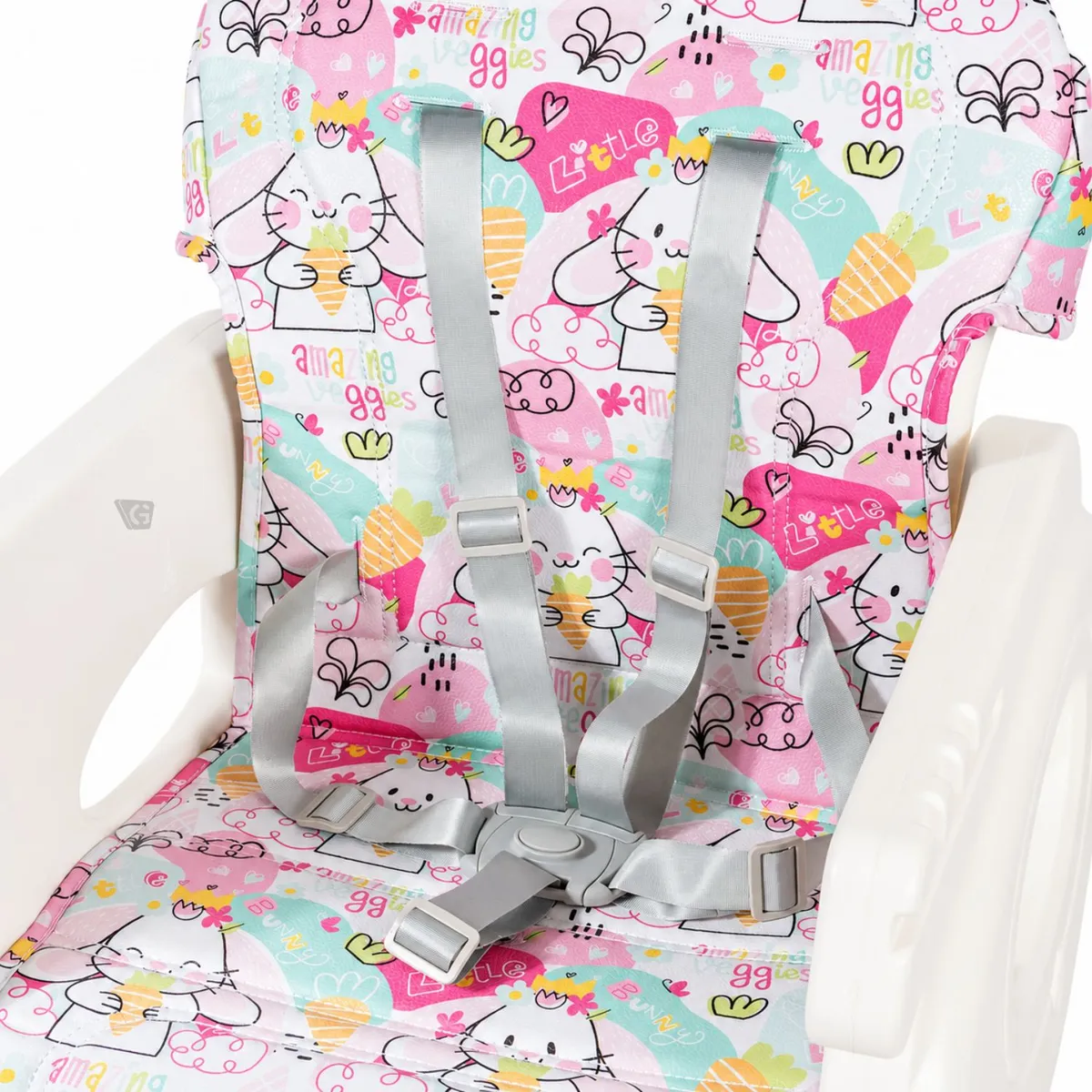 SILLA DE COMER ESCRITORIO LARA EB645-1 ROSA CONEJOS - 4