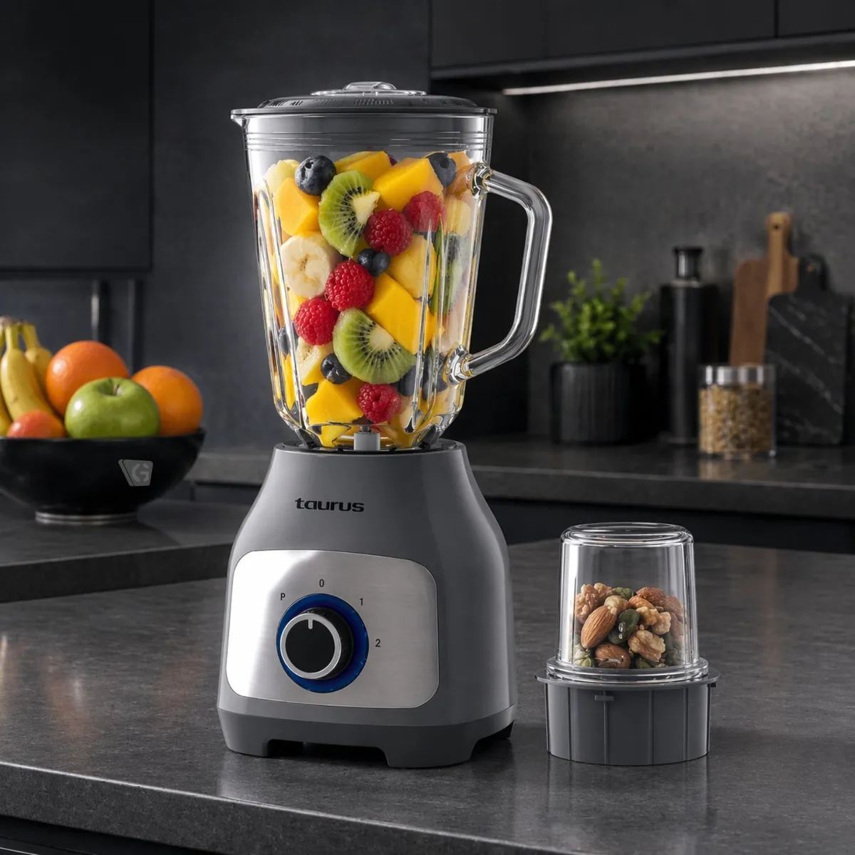 LICUADORA BLENDER TAURUS 600W MOD. SILVER PREMIUM - 4