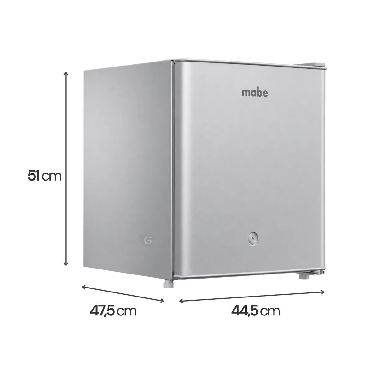 FRIGOBAR 42 L BRUTOS INOX MABE RMF02PRX1 - 5