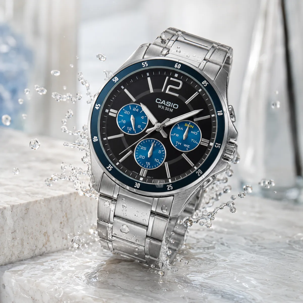 RELOJ CASIO DE HOMBRE MTP-1374D-2AV - 3
