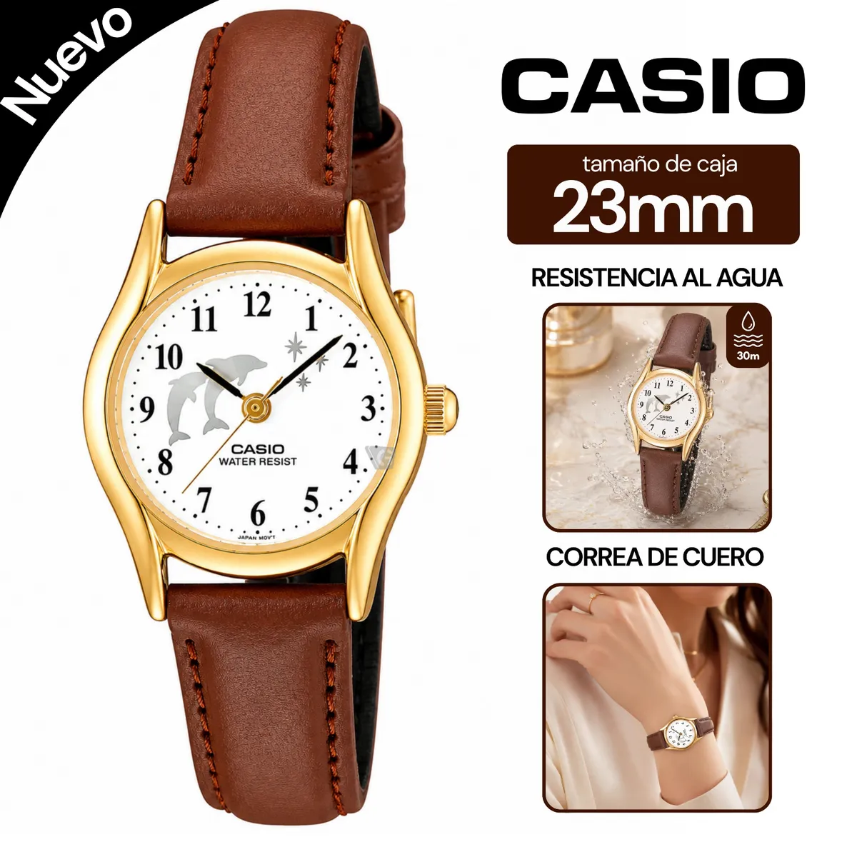 RELOJ CASIO PARA MUJER LTP-1094Q-7B9R - 1