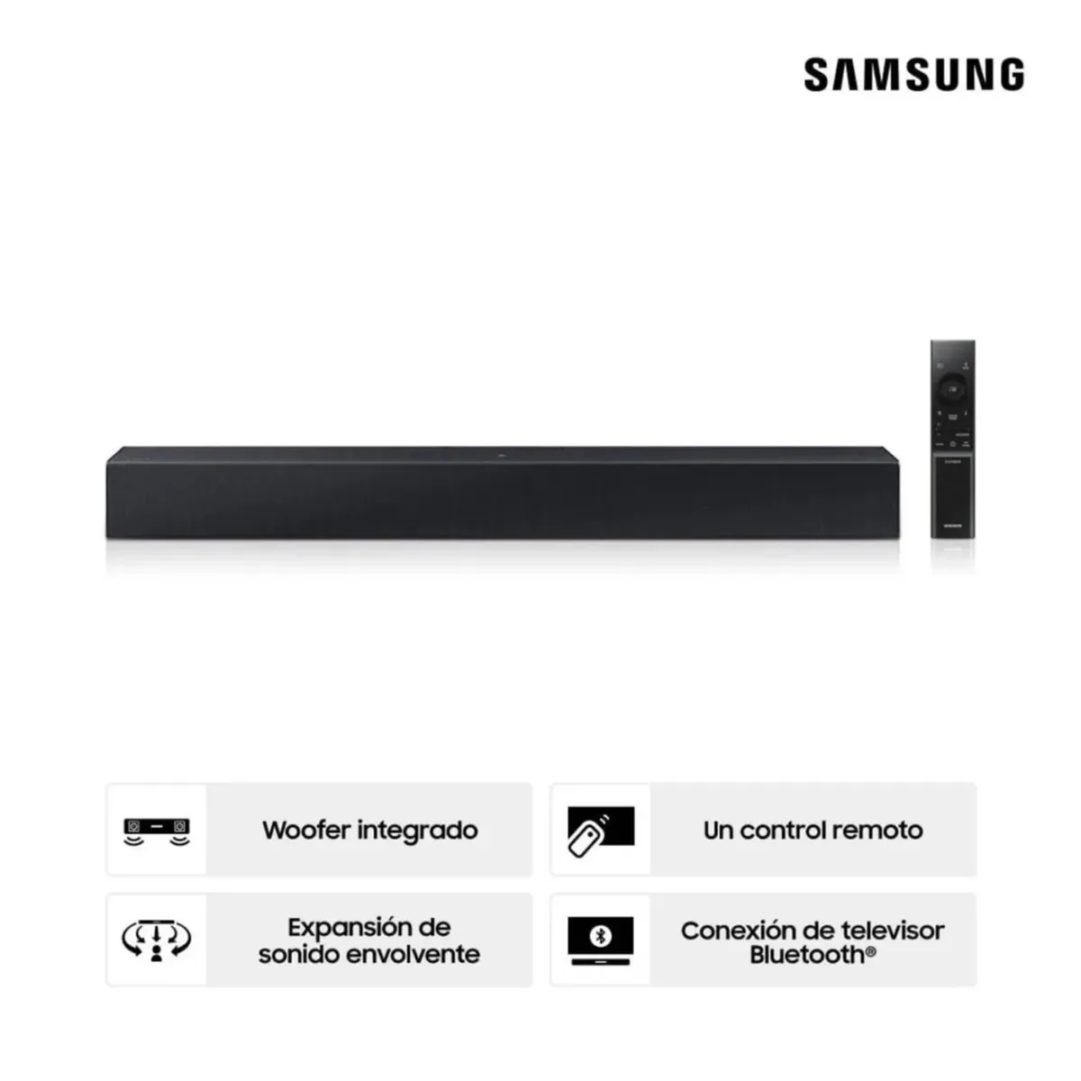 SOUNDBAR SAMSUNG 2.0 CH HW-B400F 40 WATTS (2025 - 1