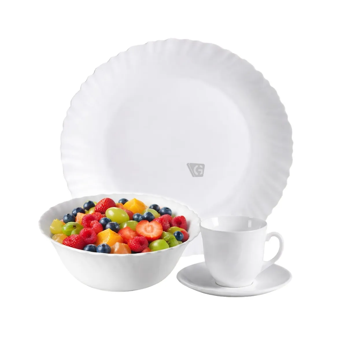 JUEGO DE VAJILLA OSTER DINNERWARE 16 PIEZAS 139976.16 - 2