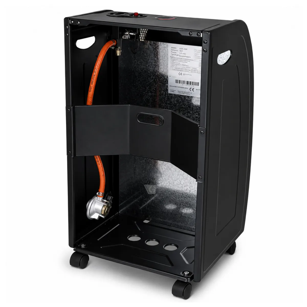 ESTUFA A GAS MIRAY EGM-72 4.20KW NEGRO 30M2 - 3