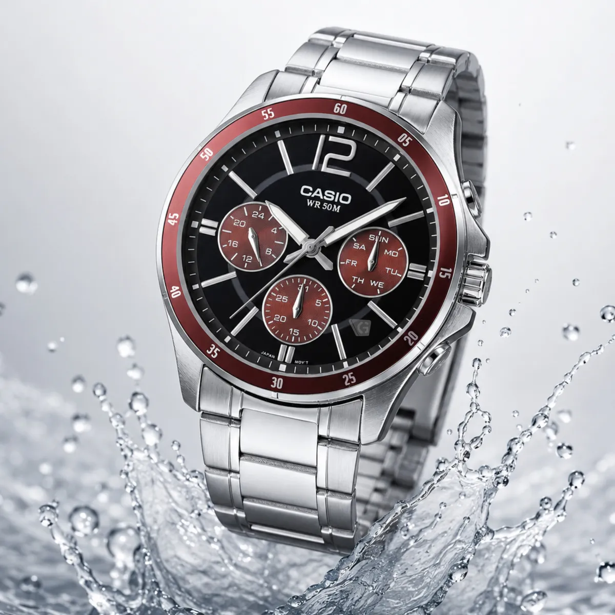 RELOJ CASIO PARA HOMBRE MTP-1374D-5AV - 3