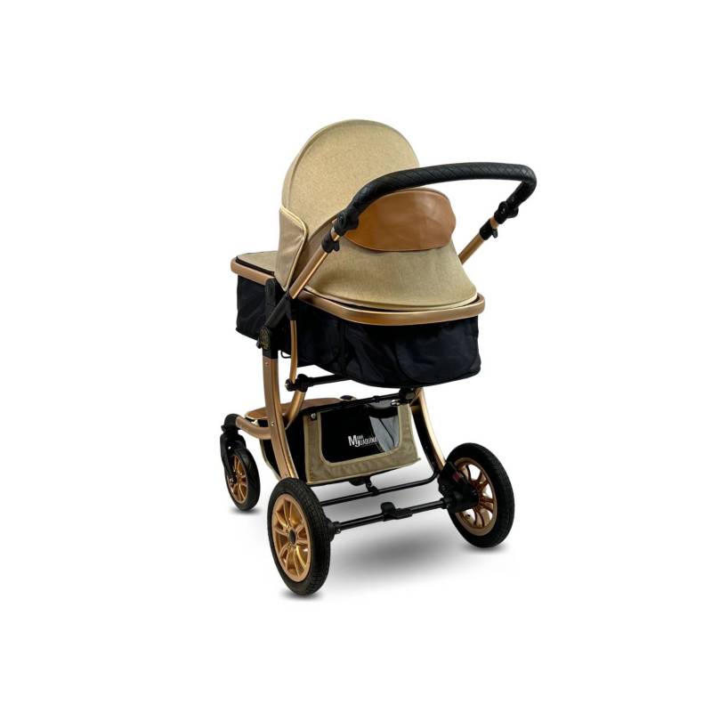 COCHE CUNA CONFORT KIDS ALFA BEIGE MOISÉS - 3