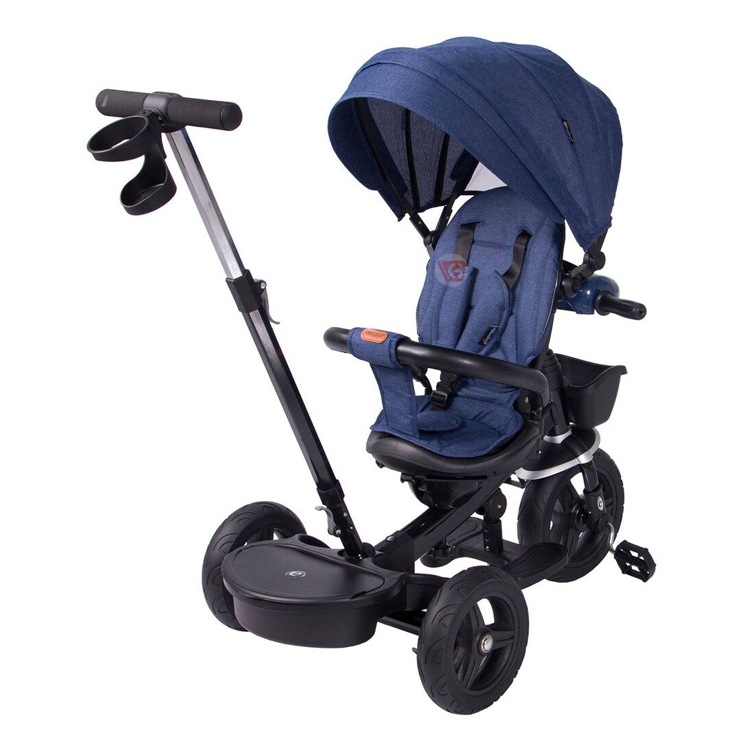 TRICICLO EBABY GUIADOR ARIA 334 AZUL - 2