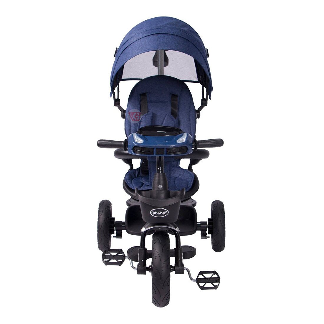 TRICICLO EBABY GUIADOR ARIA 334 AZUL - 3