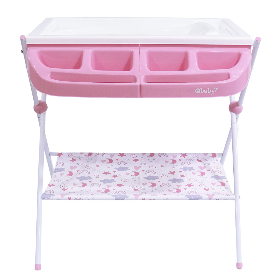 EBABY BAÑERA CAMBIADOR MAXI 830-1 ROSADO - 4