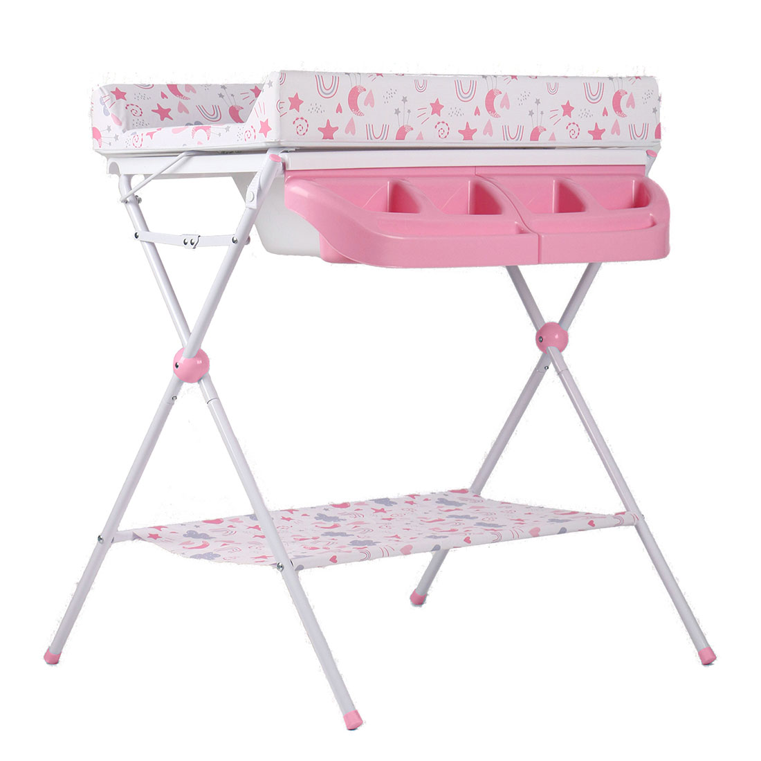 EBABY BAÑERA CAMBIADOR MAXI 830-1 ROSADO - 5