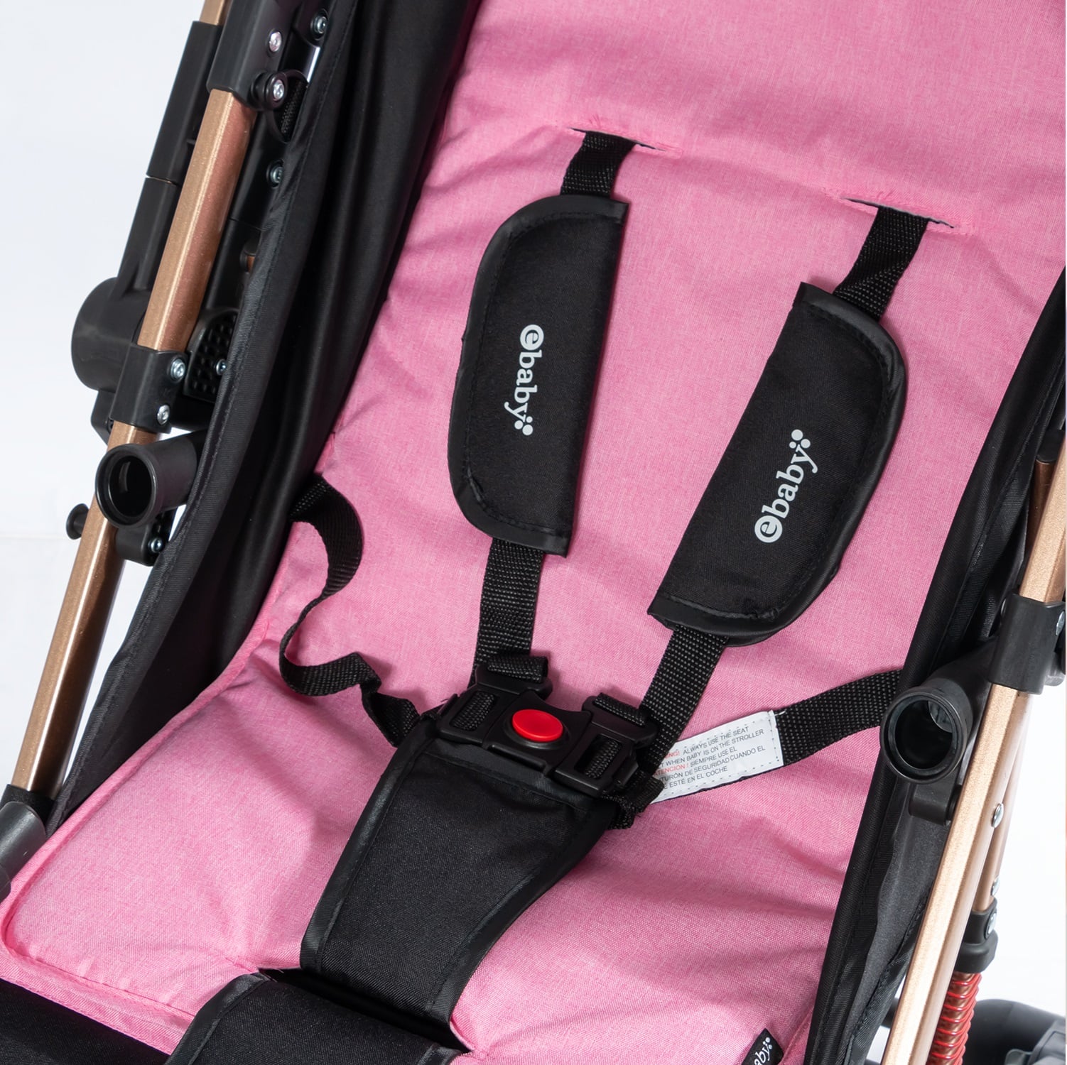 COCHE DE PASEO COMPACTO RUDI TIPO MALETA EBABY EB119 NEGRO - 3