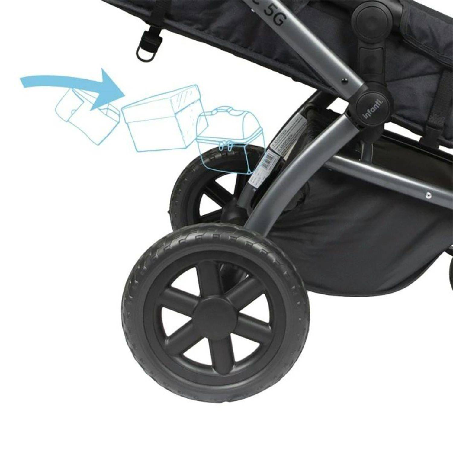 COCHE TRAVEL SYSTEM PARA BEBÉ «EPIC 5G» GREY - 9