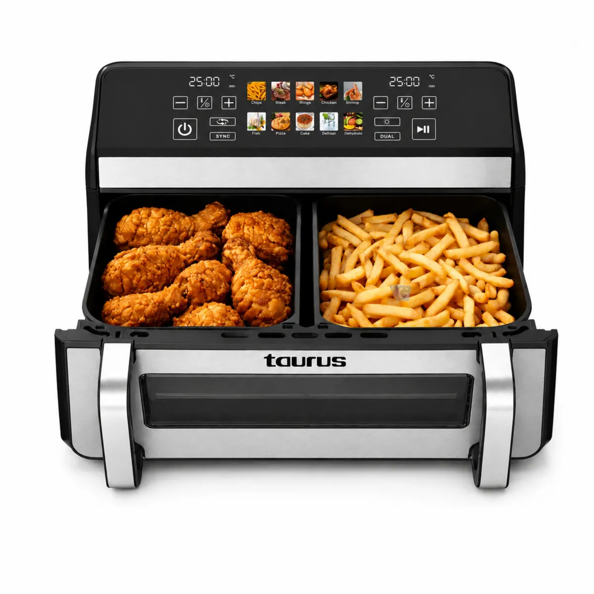 FREIDORA DE AIRE TAURUS DOUBLE AIR FRYER 11 L. - 2