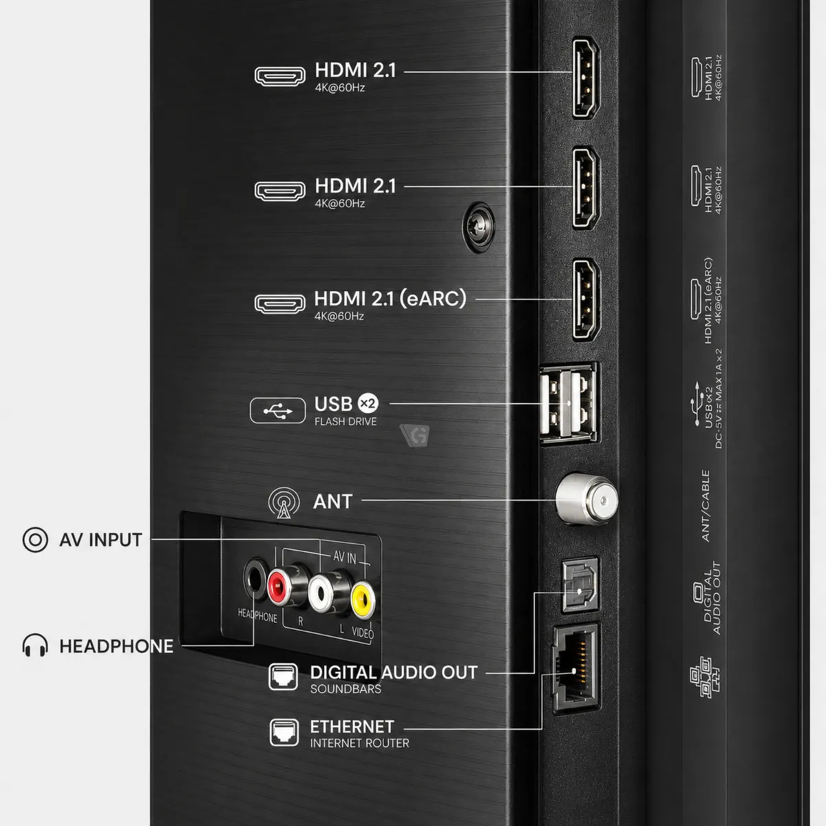 TELEVISOR HISENSE SMART TV 43 QLED 4K UHD 43Q6QV - 6