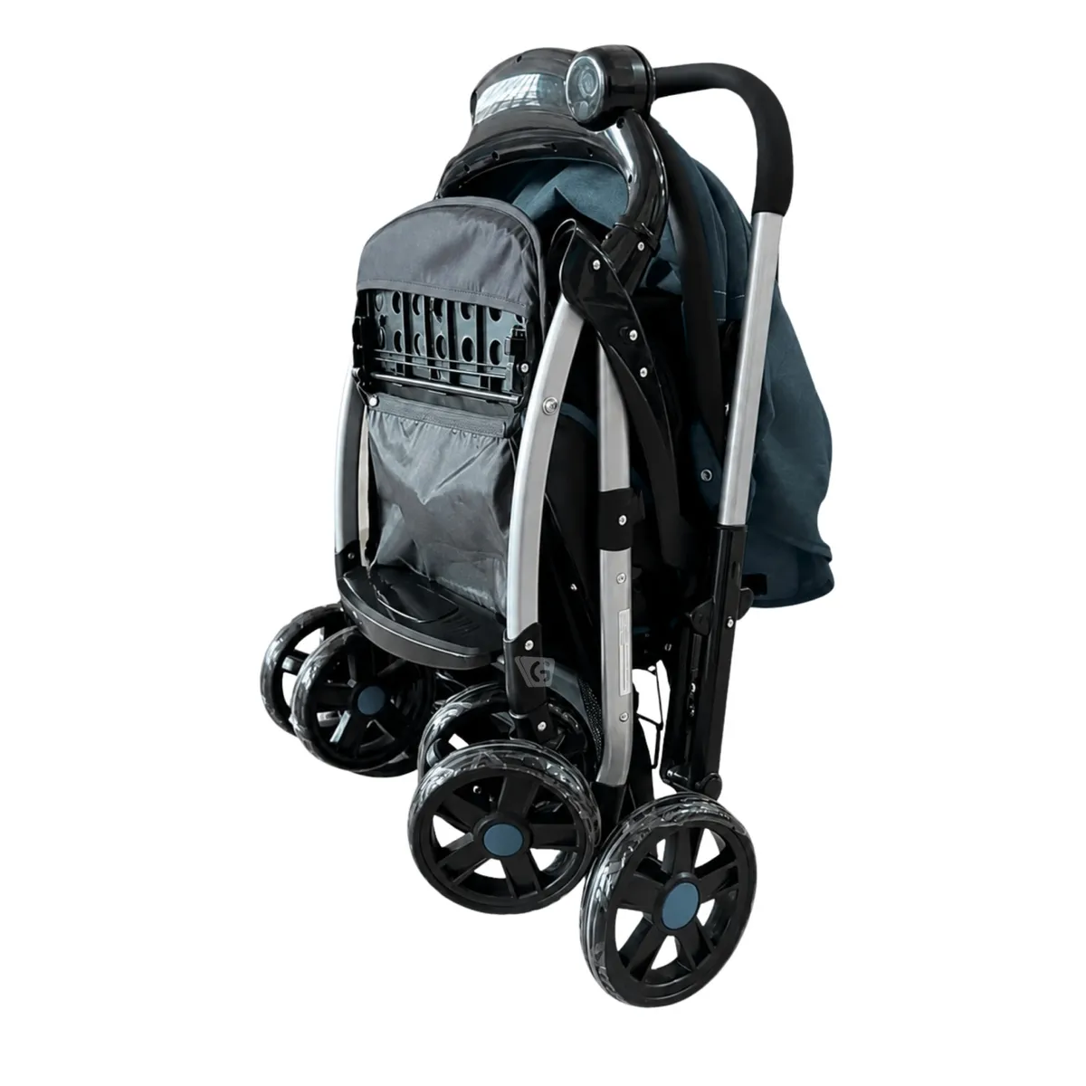 COCHE CUNA YODIE EBABY 1142-2 AZUL - 3
