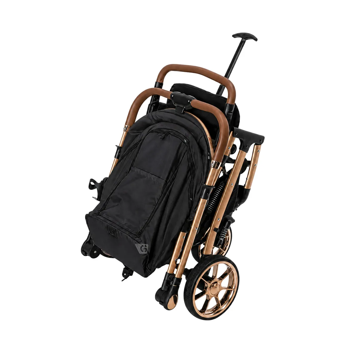 COCHE MALETA EBABY PEGASUS EB176 PARA BEBÉ NEGRO - 3