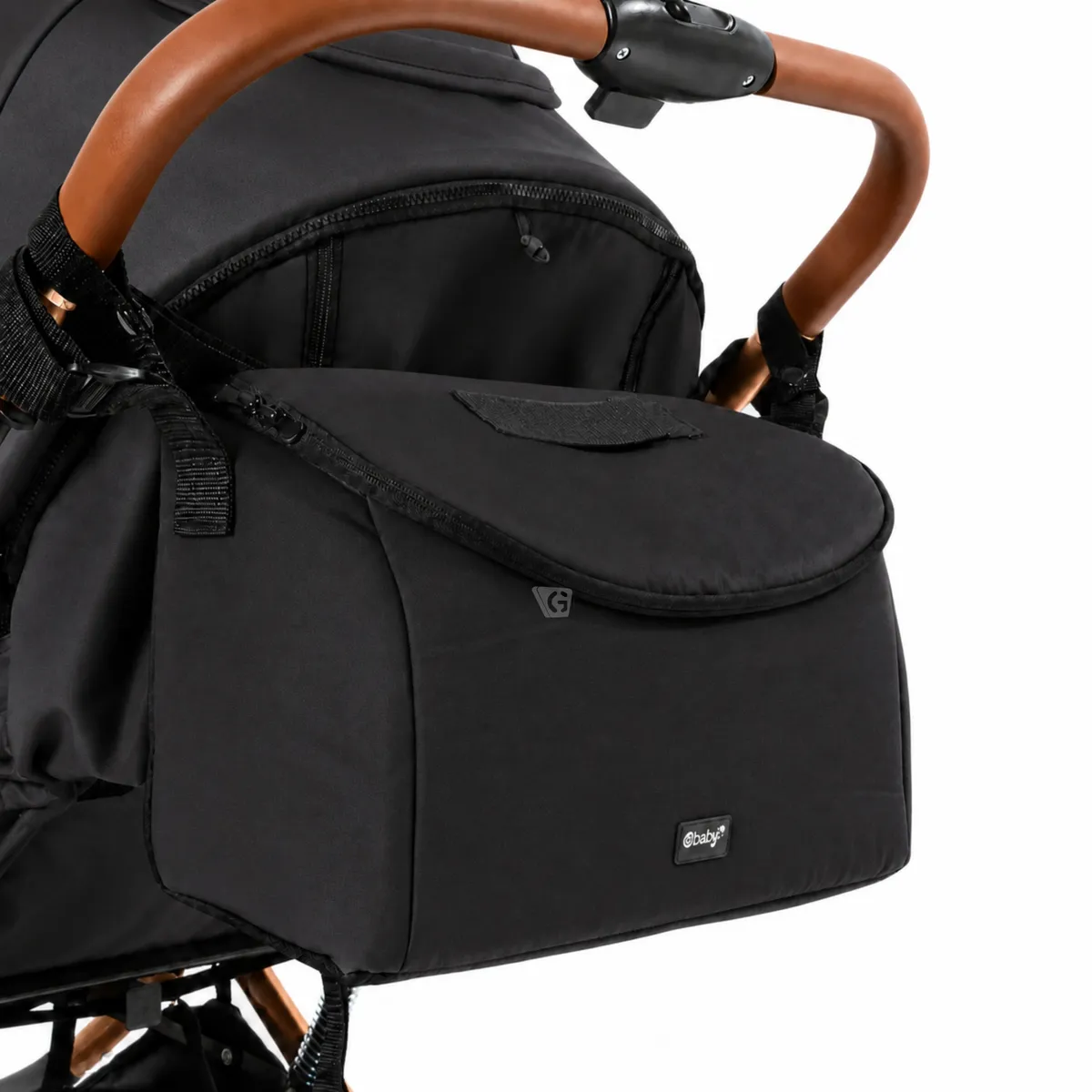 COCHE MALETA EBABY PEGASUS EB176 PARA BEBÉ NEGRO - 5