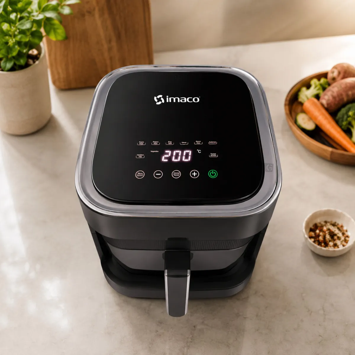 FREIDORA DIGITAL 4 LITROS CRYSTALCOOK 360 AF1340G IMACO - 2