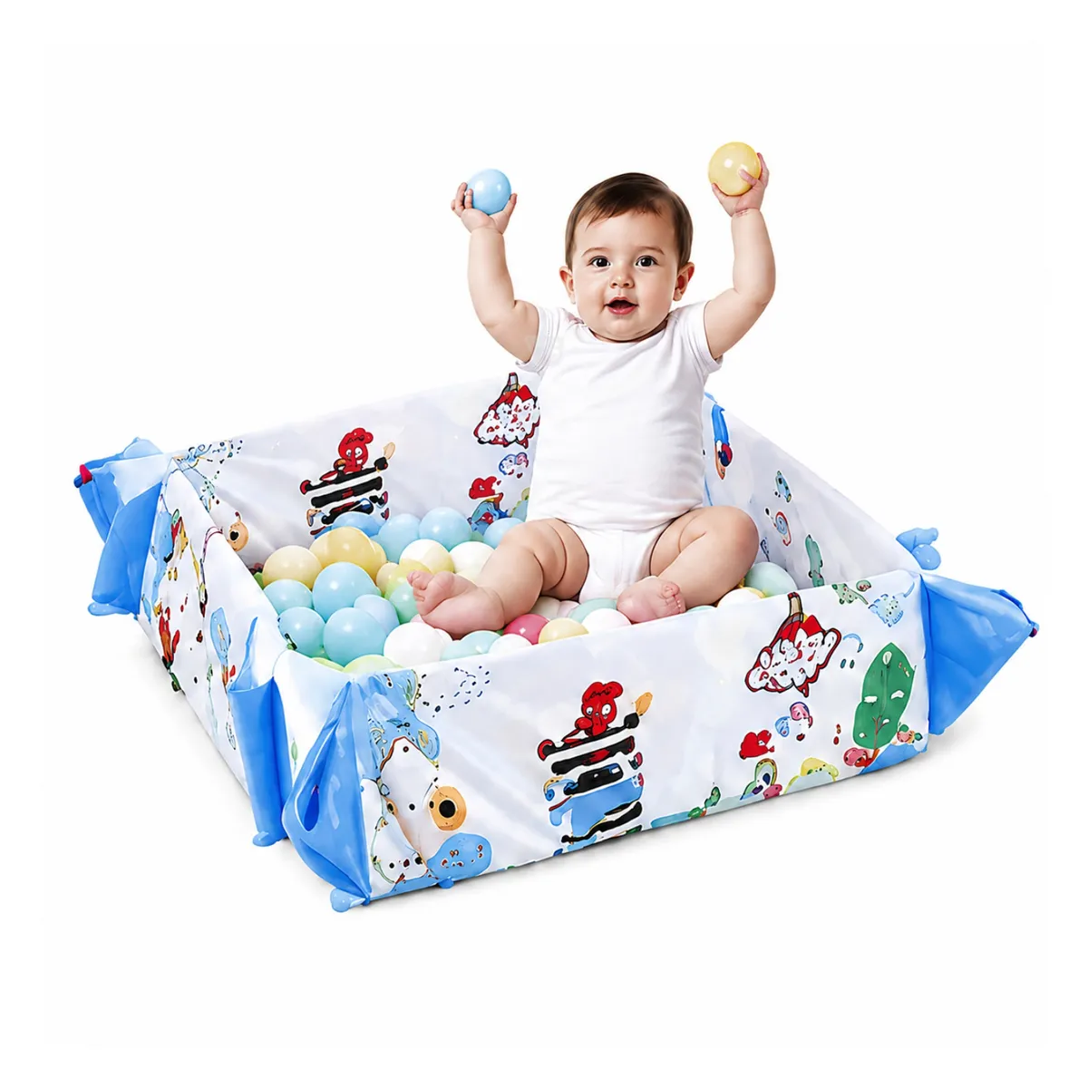 GIMNASIO MUSICAL 7 EN 1 CON PELOTAS DOUX BEBE AZUL COD. 668.34 - 3