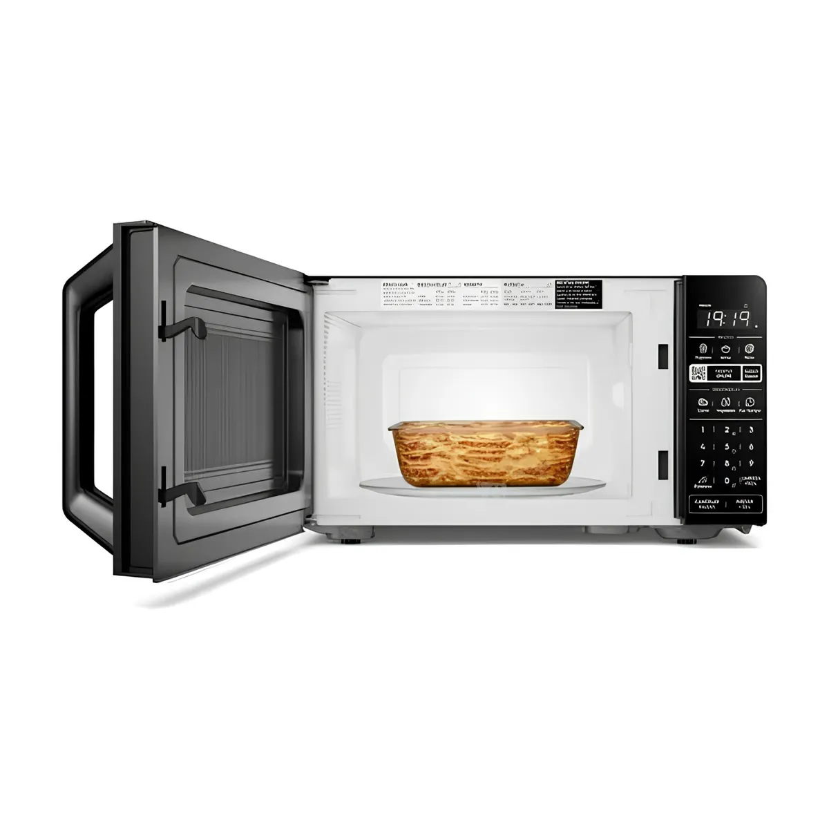 MICROONDAS ELECTROLUX 20L FUNCIÓN DESCONGELAR Y RECETAS PREPROGRAMADAS NEGRO EMDZ20S2GAB - 5