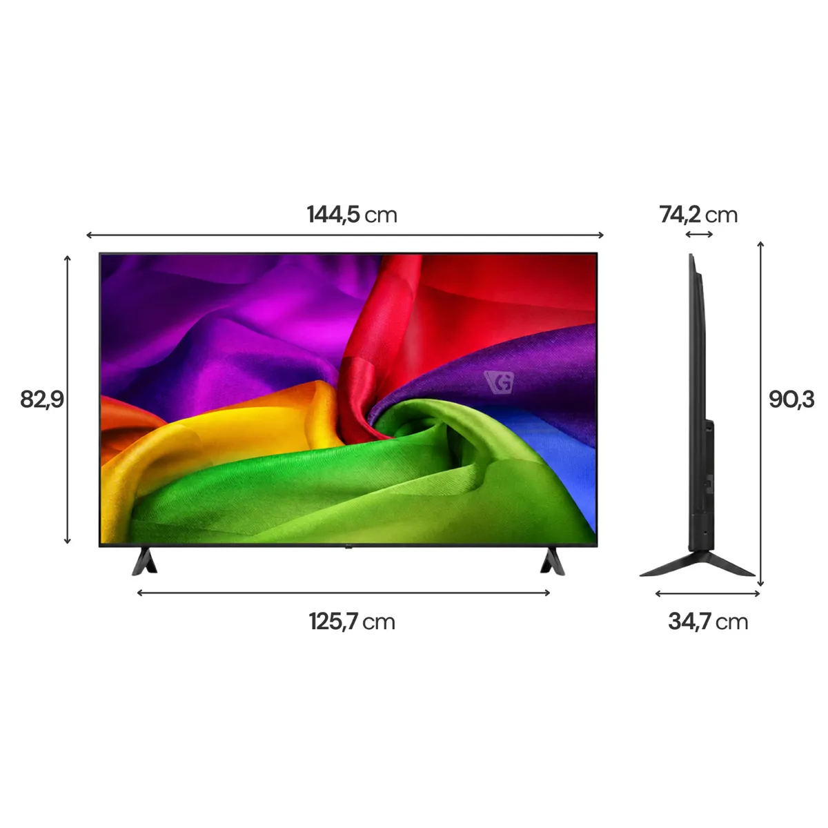 TELEVISOR LG 65 PULG NANO 4K HD AI SMART TV 65NU800BPSB - 3