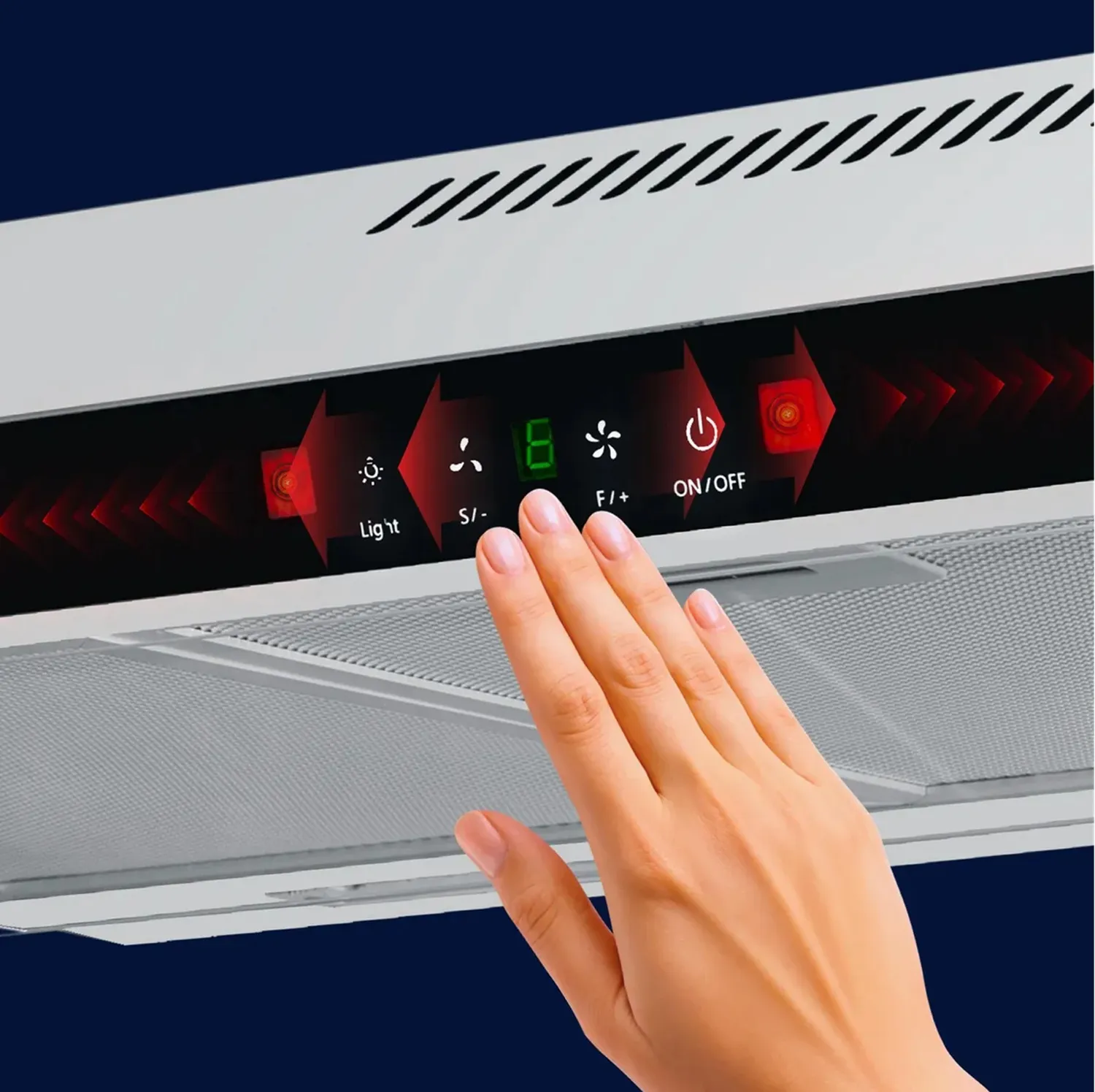 CAMPANA EXTRACTORA DIGITAL 30 PULGADAS INOX – OSPRHC30LSS - 2