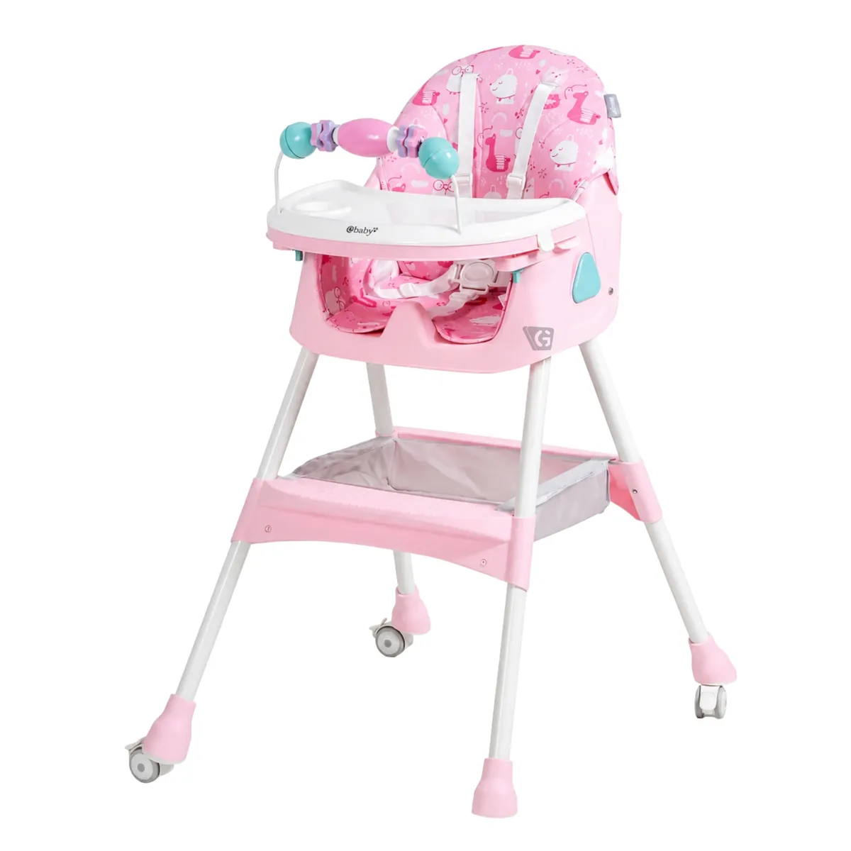 SILLA DE COMER EBABY LULU- EB631-1 FUCSIA - 2