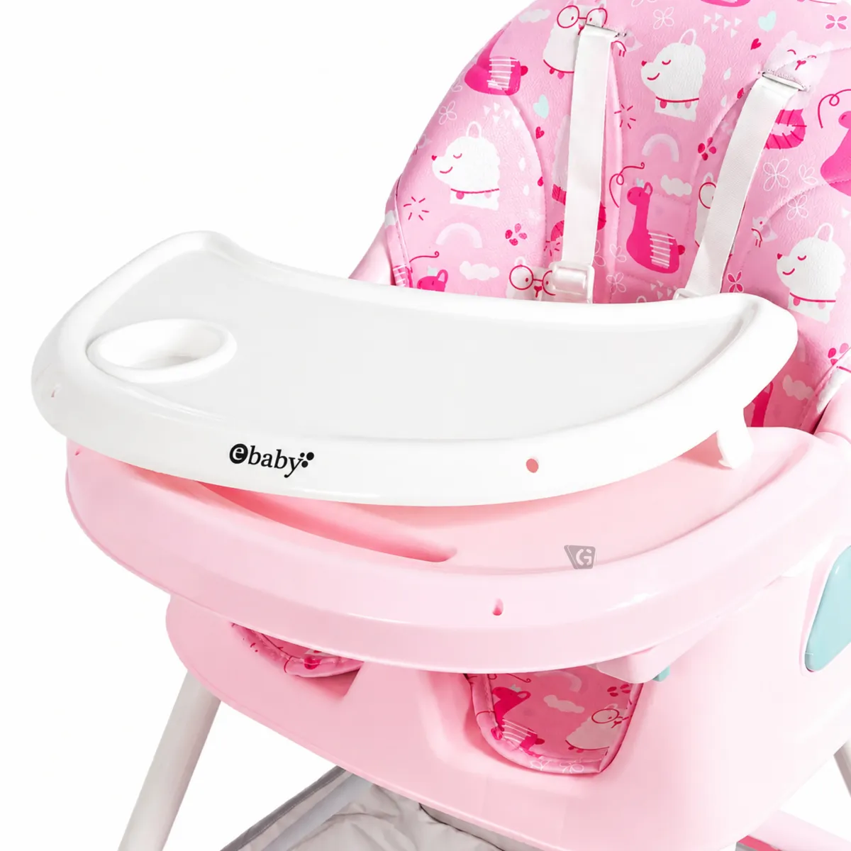 SILLA DE COMER EBABY LULU- EB631-1 FUCSIA - 3