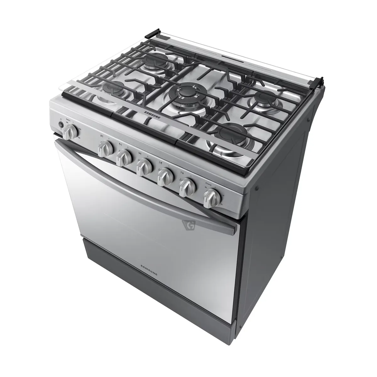 COCINA SAMSUNG A GAS, 5 HORNILLAS MIRROR LOOK NX52T7322PS - 5