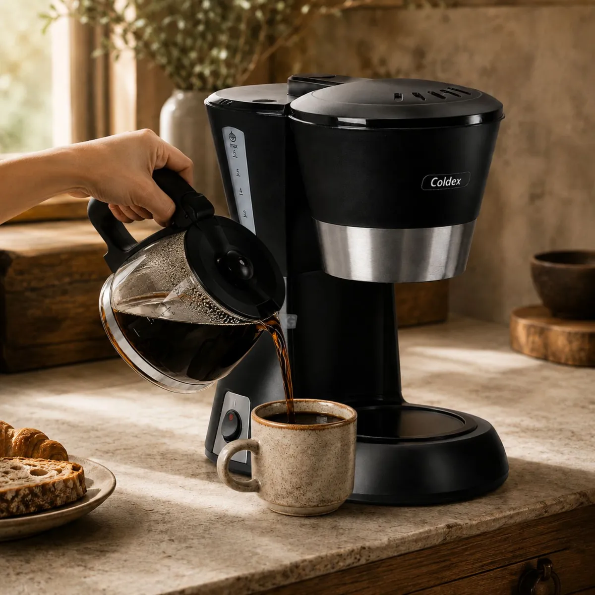 CAFETERA COLDEX 6 TAZAS – CX CAF6 - 5