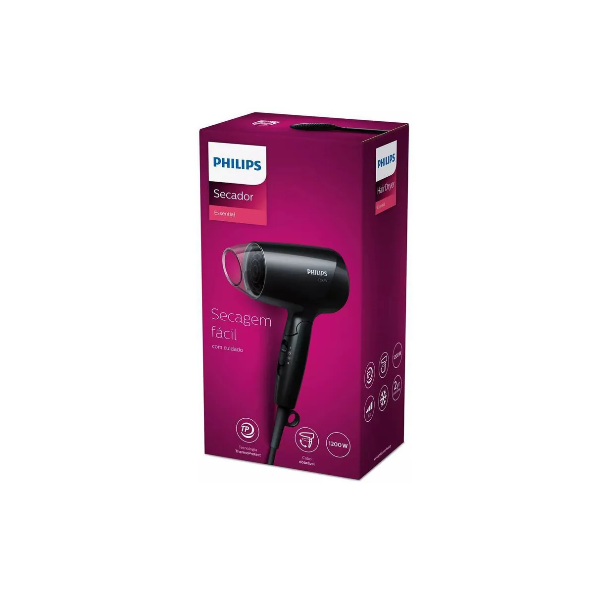 SECADORA DE CABELLO THERMO PROTEC 1200W BHC010 - 2