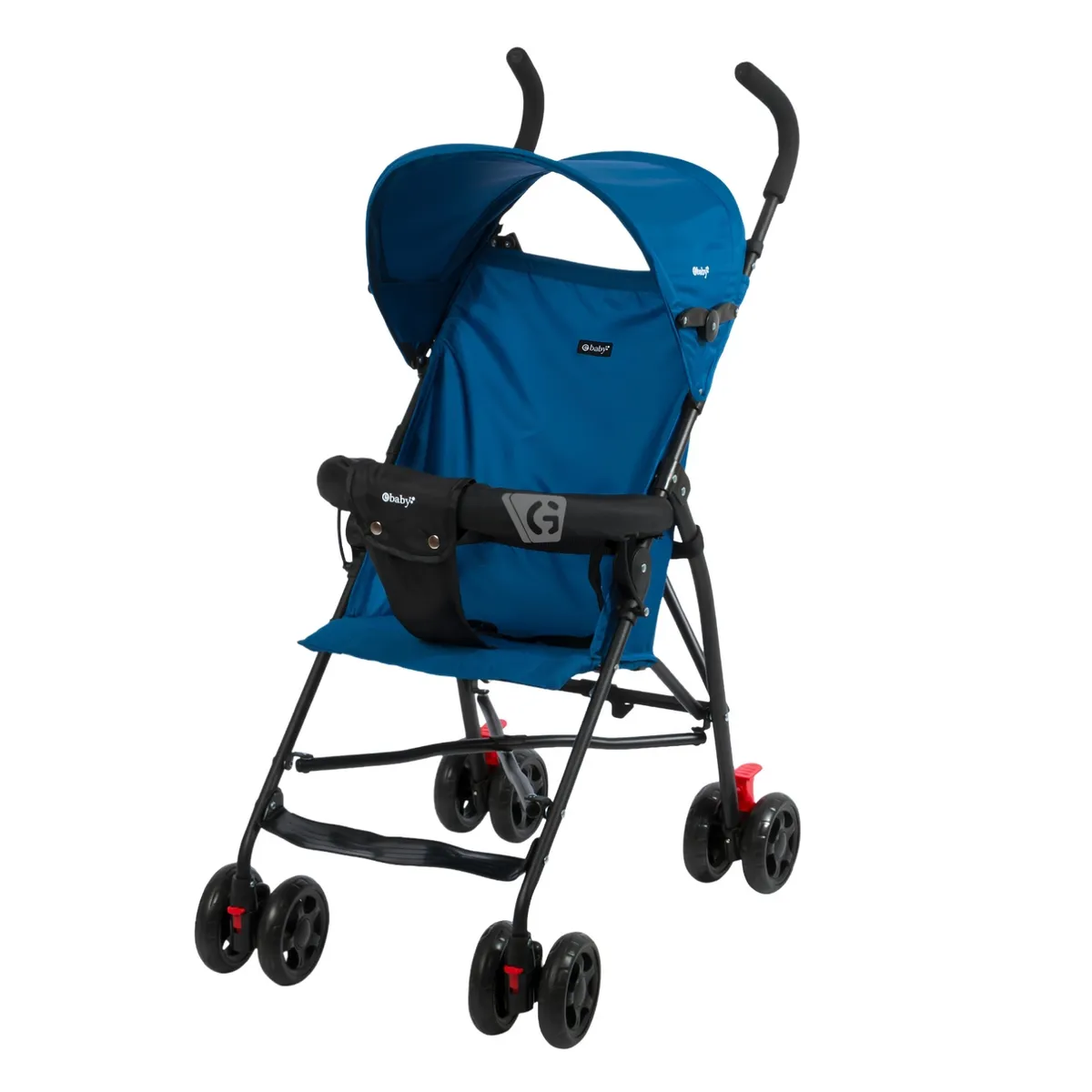 COCHE BASTÓN EBABY BLUM – EB2013 AZUL - 2