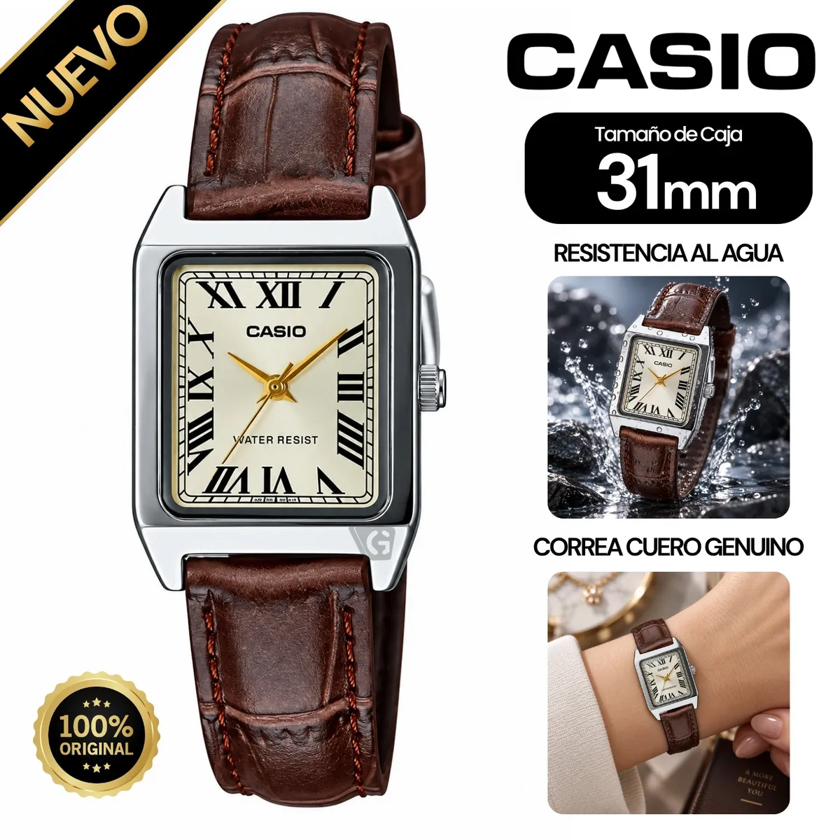 RELOJ MUJER CASIO LTP-V007L-9B - 1