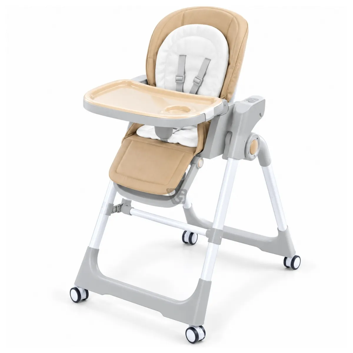SILLA DE COMER ELÉCTRICA MULTIFUNCIONAL VITA (CÓD. EB644) - EBABY BEIGE - 2