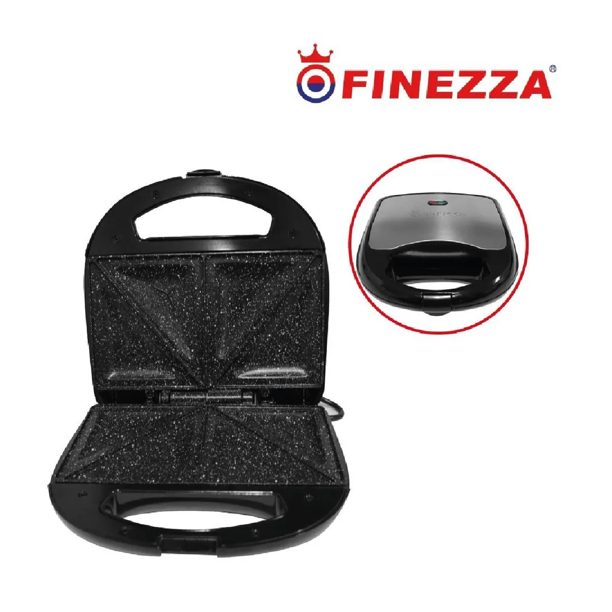 SANDWICHERA FINEZZA FZ-822GS ANTIADHERENTE - 1